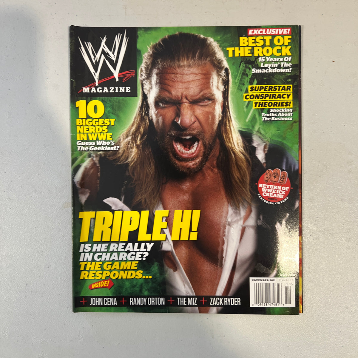 Triple H WWE Magazine Wrestling Merchandise Collectable 9