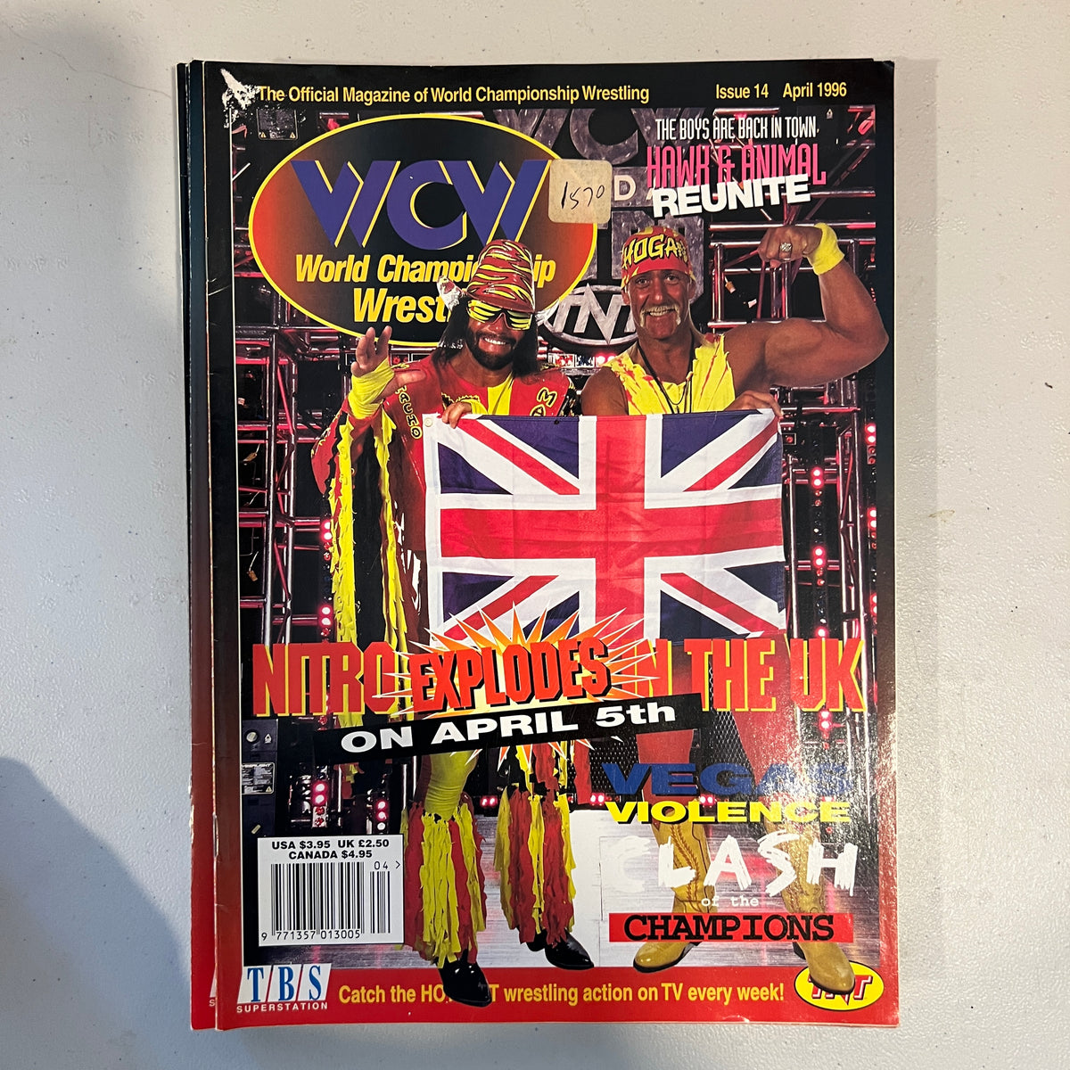 UK WCW WWE Magazine 1990s Retro Wrestling Merchandise Collectable 10