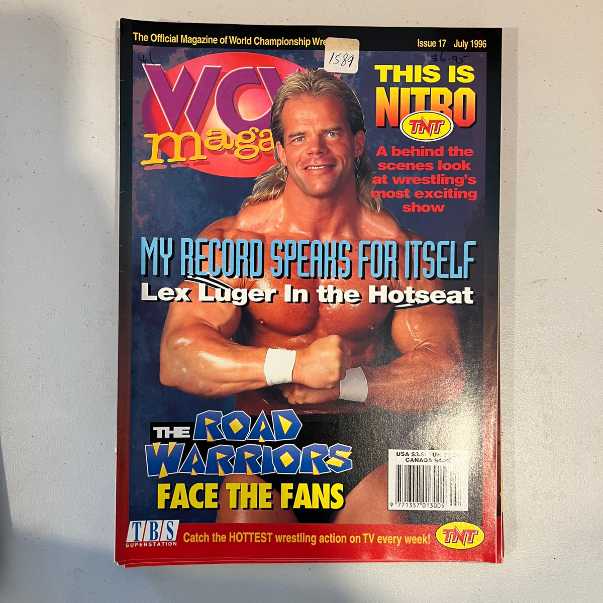 Lex Luger WCW WWE Magazine 1990s Retro Wrestling Merchandise Collectable 10