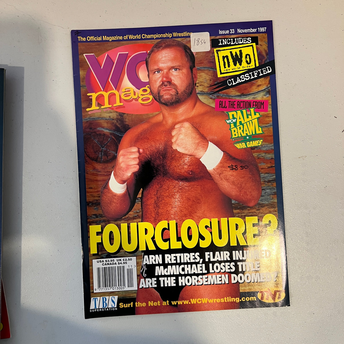 Arn Anderson WCW WWE Magazine 1990s Retro Wrestling Merchandise Collectable 10