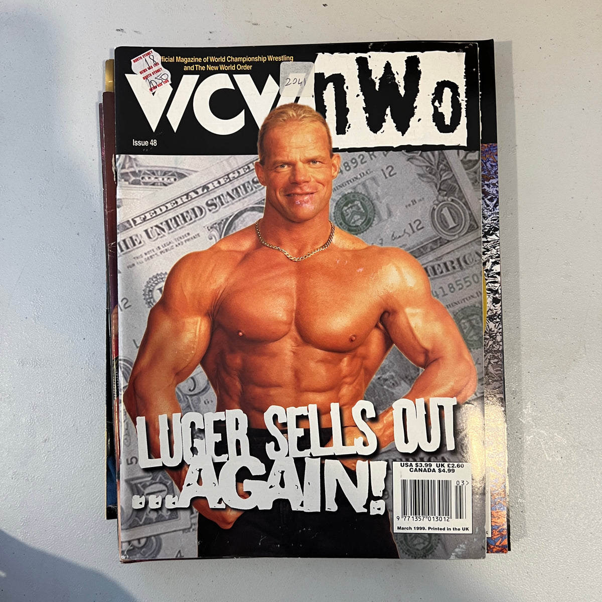 Lex Luger WCW WWE Magazine 1990s Retro Wrestling Merchandise Collectable 10