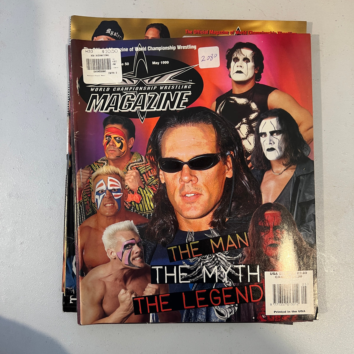 Sting WCW WWE Magazine 1990s Retro Wrestling Merchandise Collectable 10