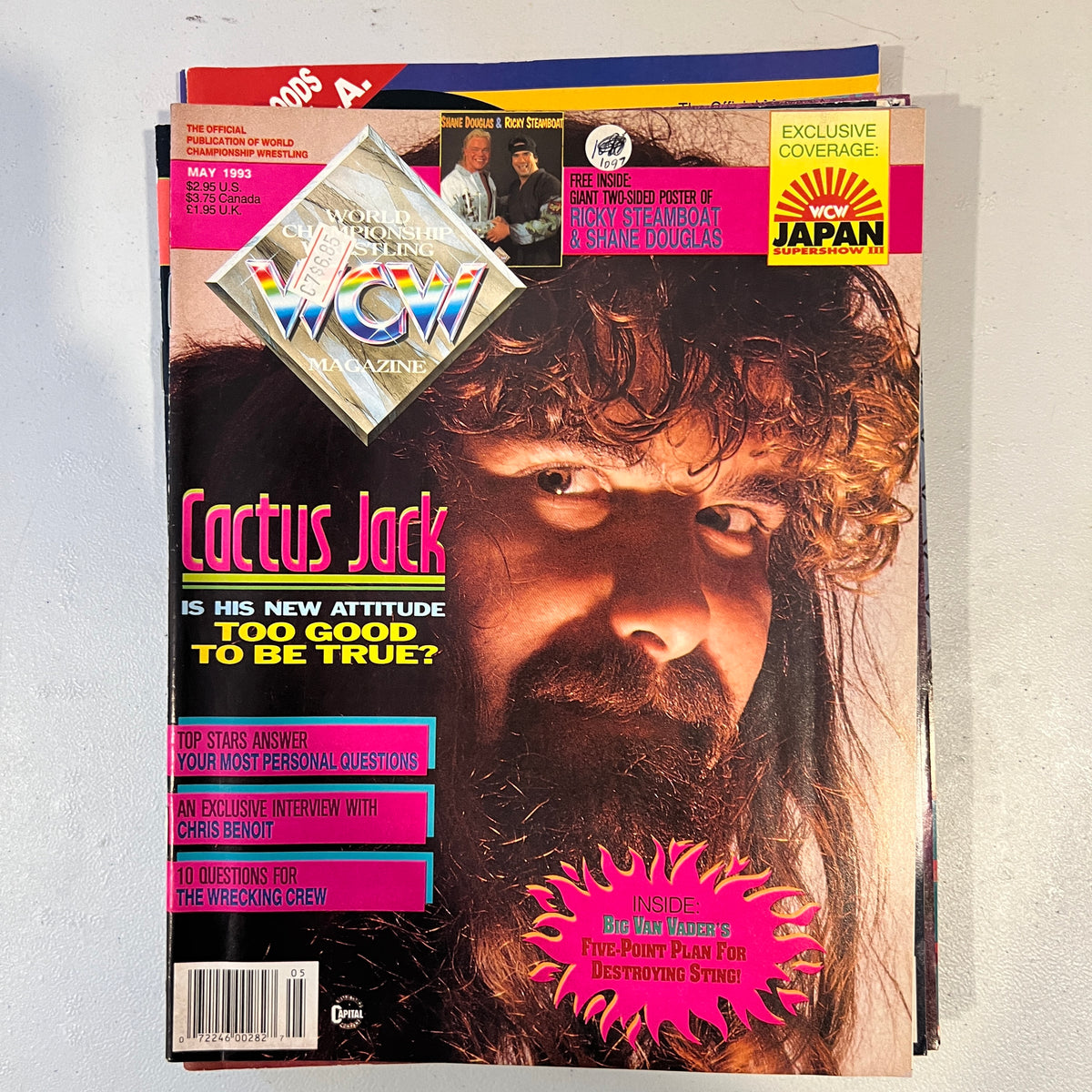 Foley WCW WWE Magazine 1990s Retro Wrestling Merchandise Collectable 11
