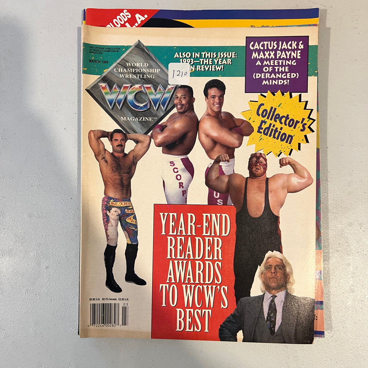 Year End Review WCW WWE Magazine 1990s Retro Wrestling Merchandise Collectable 11