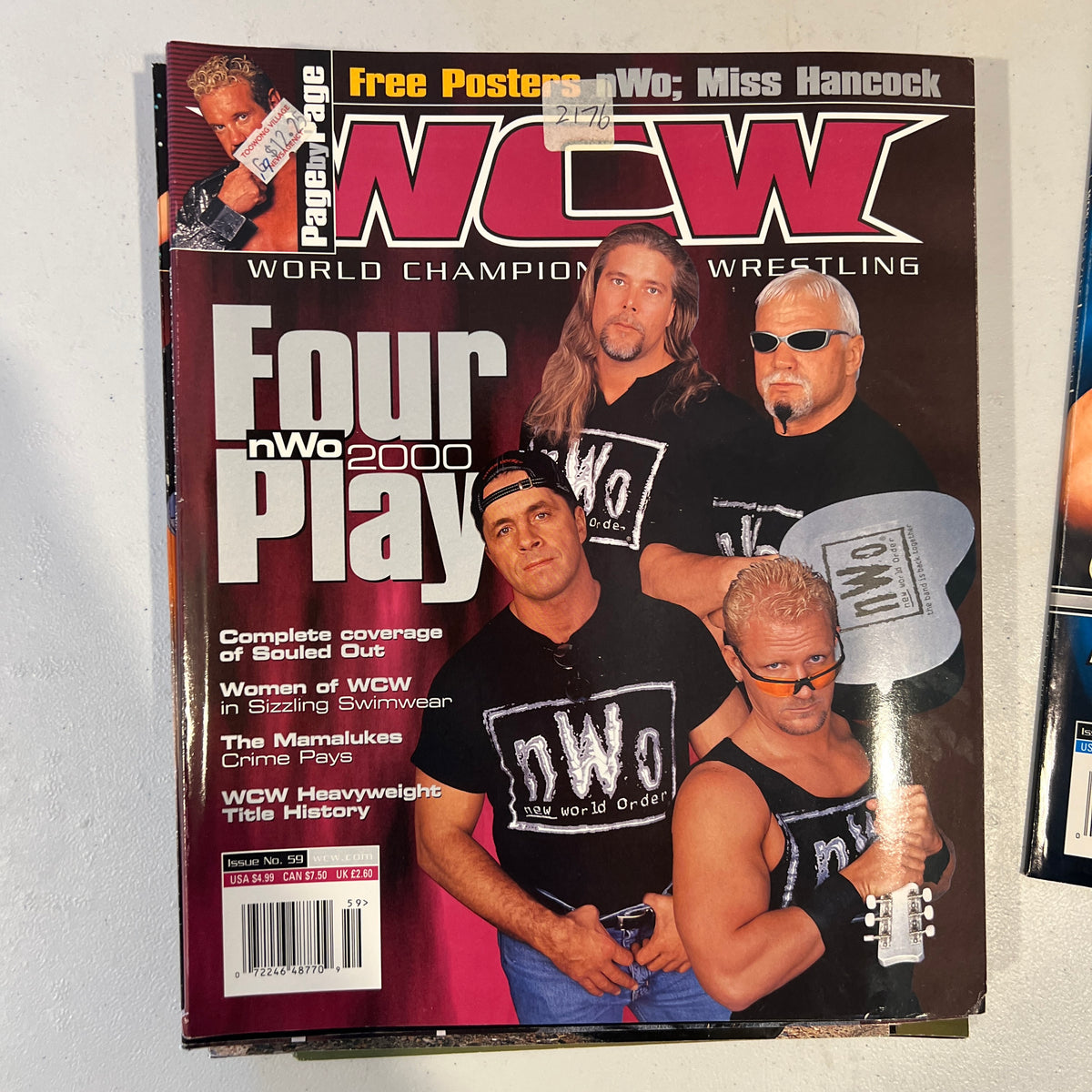 Four Play WCW WWE Magazine 1990s Retro Wrestling Merchandise Collectable 11