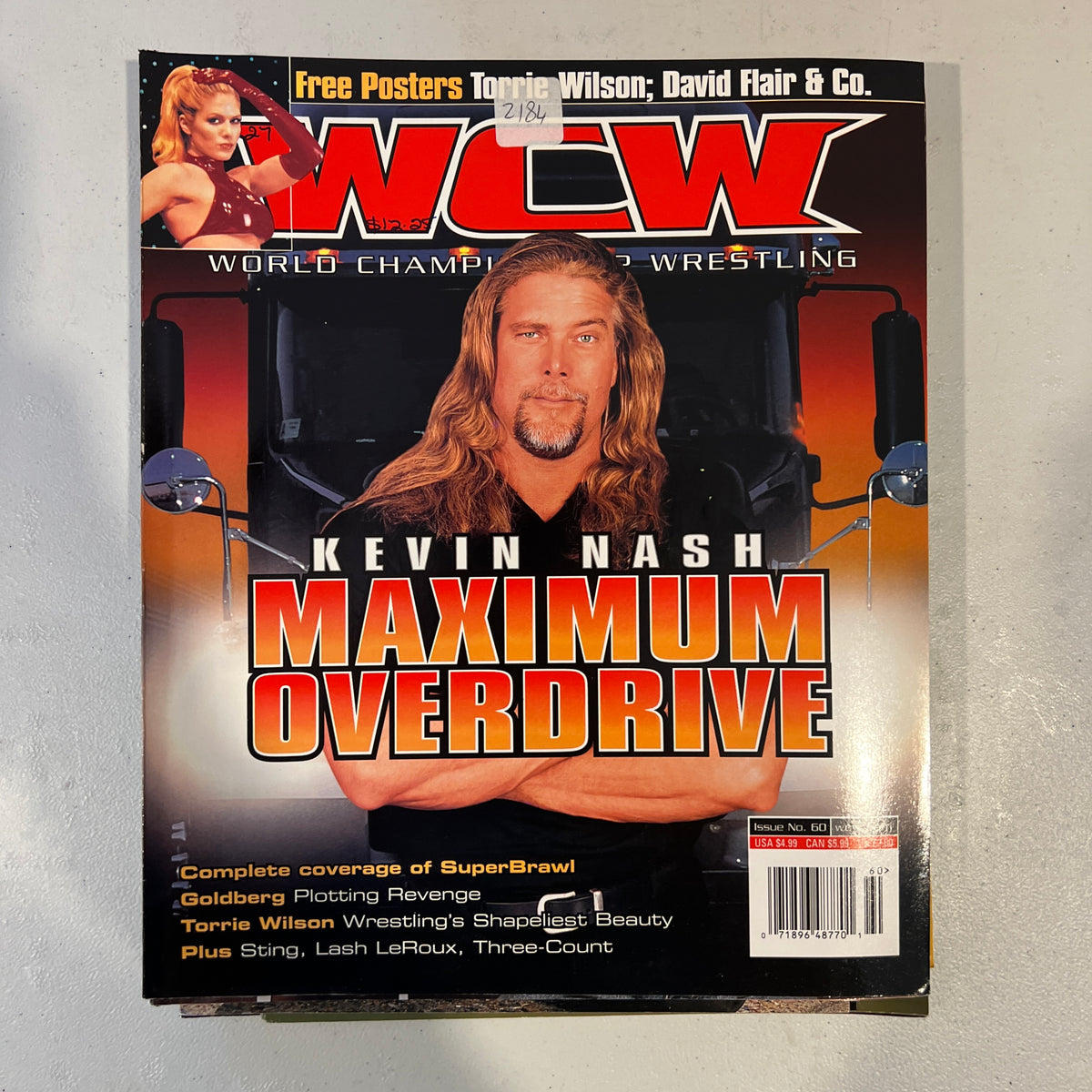Kevin Nash WCW WWE Magazine 1990s Retro Wrestling Merchandise Collectable 11