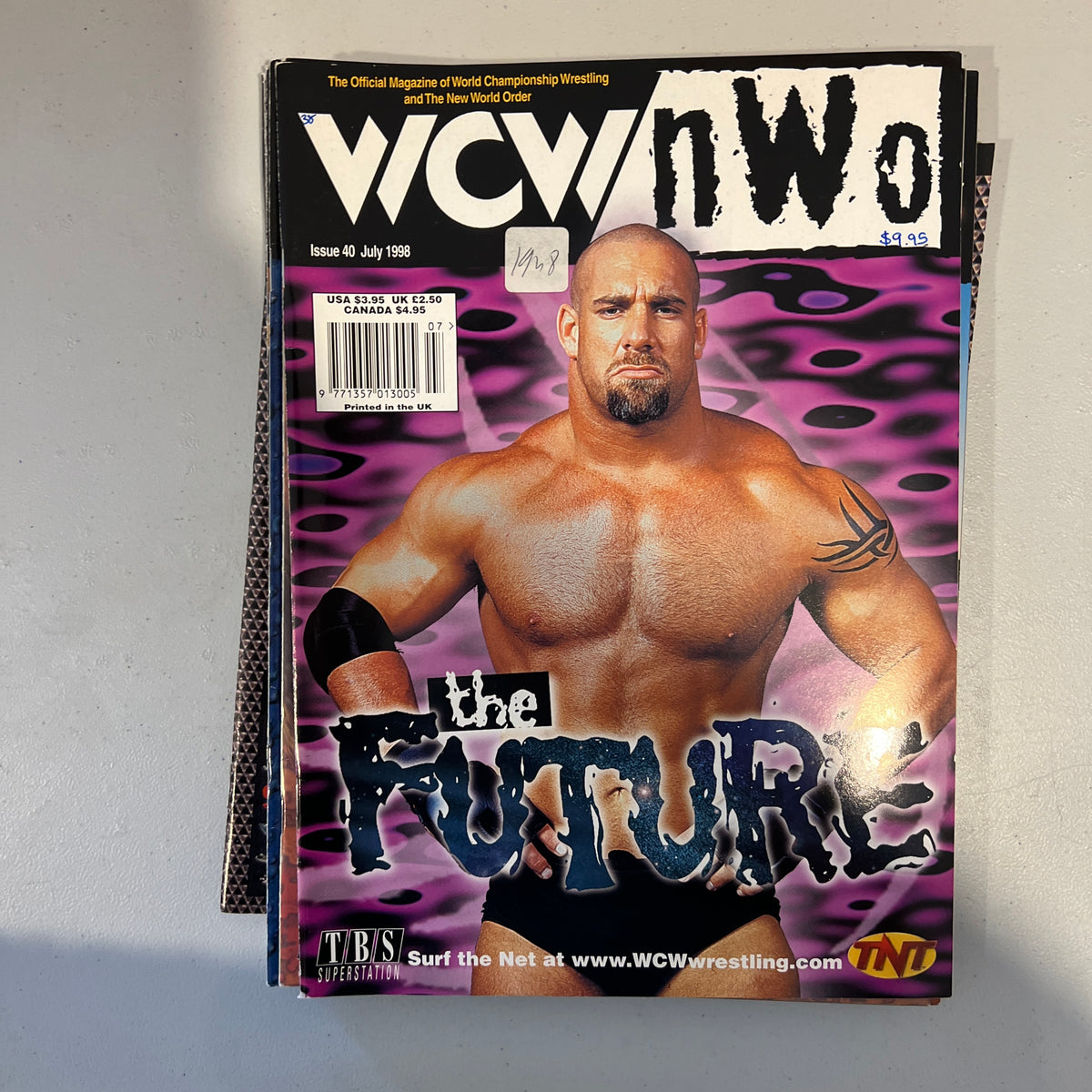 Goldberg WCW WWE Magazine 1990s Retro Wrestling Merchandise Collectable 11