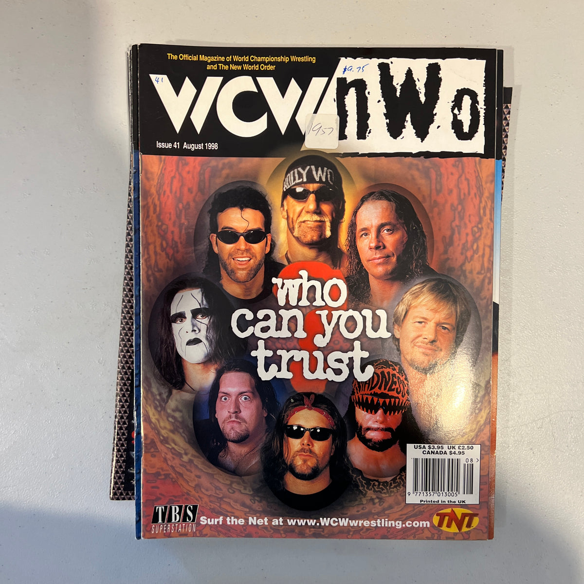 Who can you trust WCW WWE Magazine 1990s Retro Wrestling Merchandise Collectable 11