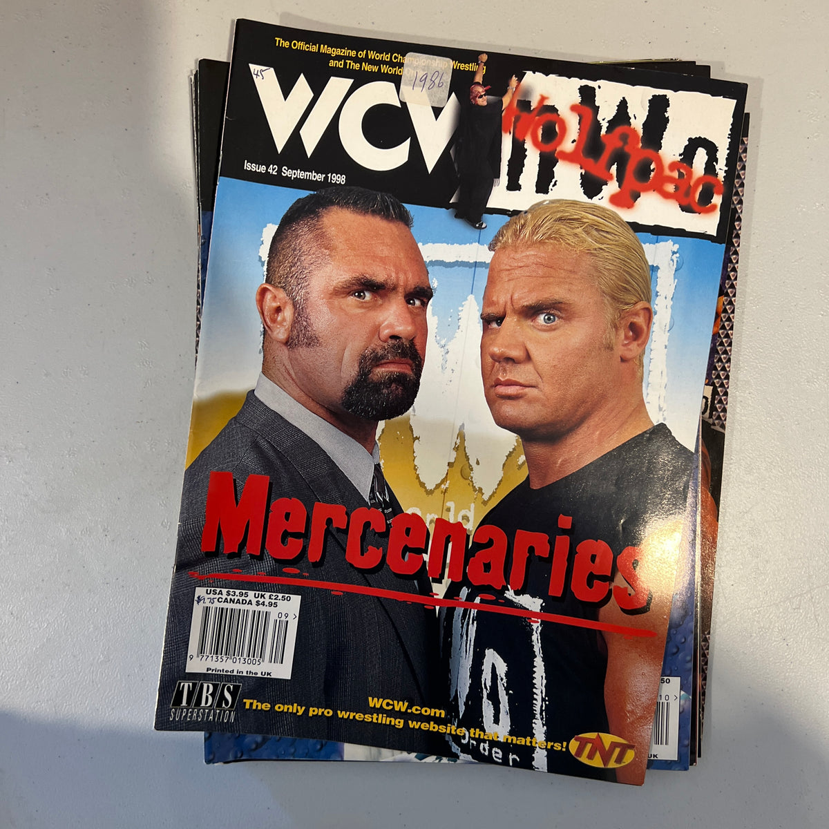 Mercenaries WCW WWE Magazine 1990s Retro Wrestling Merchandise Collectable 11