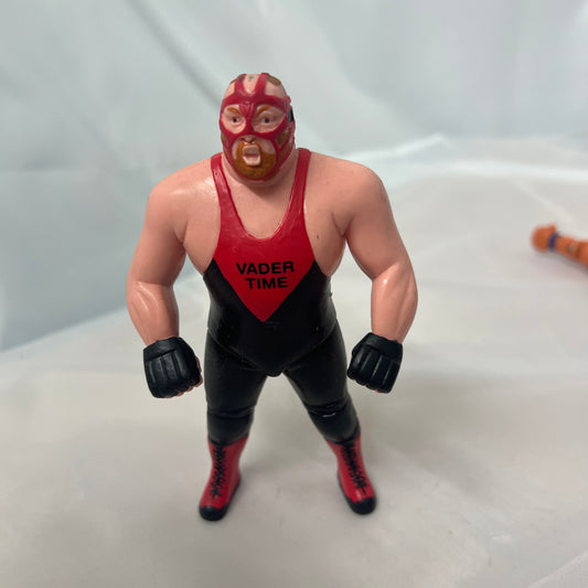 1997 Just Toys WWF Bend-Ems Vader Action Figure