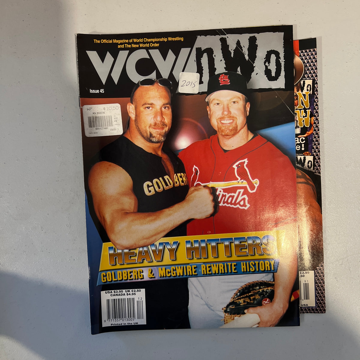 Goldberg WCW WWE Magazine 1990s Retro Wrestling Merchandise Collectable 11