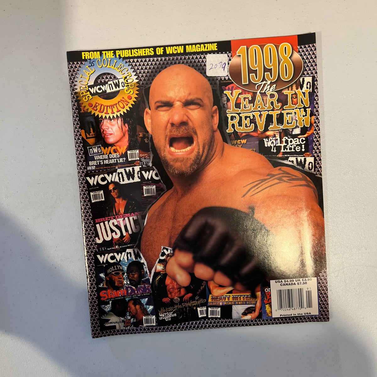 Goldberg WCW WWE Magazine 1990s Retro Wrestling Merchandise Collectable 11