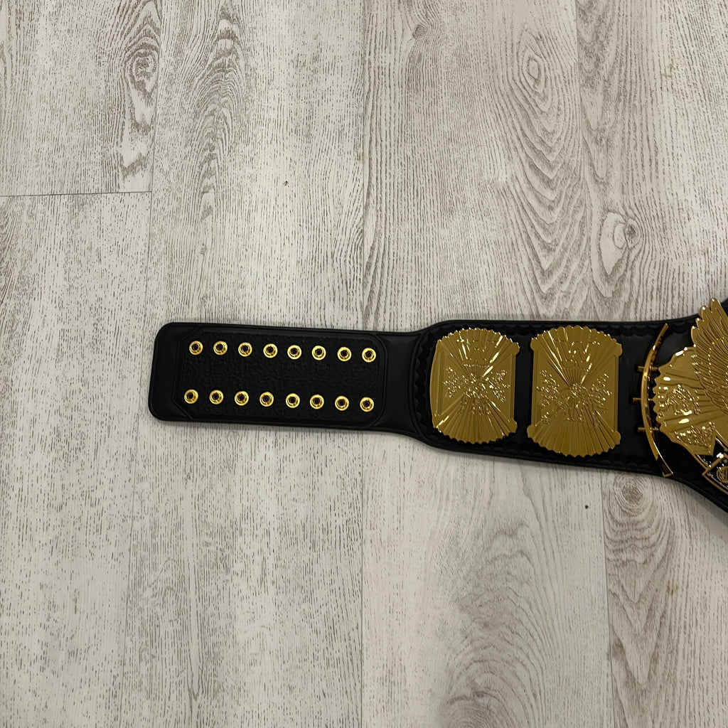 WWE Stone Cold Steve Austin Signed COA Winged Eagle Dual Plated Championship Replica Title Belt Autographed