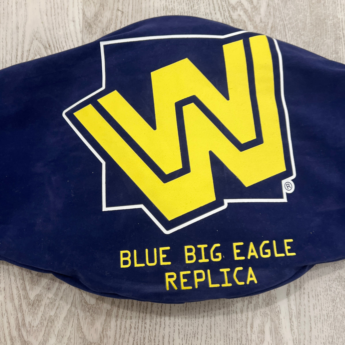 WWE Blue Big Eagle WWF Championship Replica Title Belt Authentic