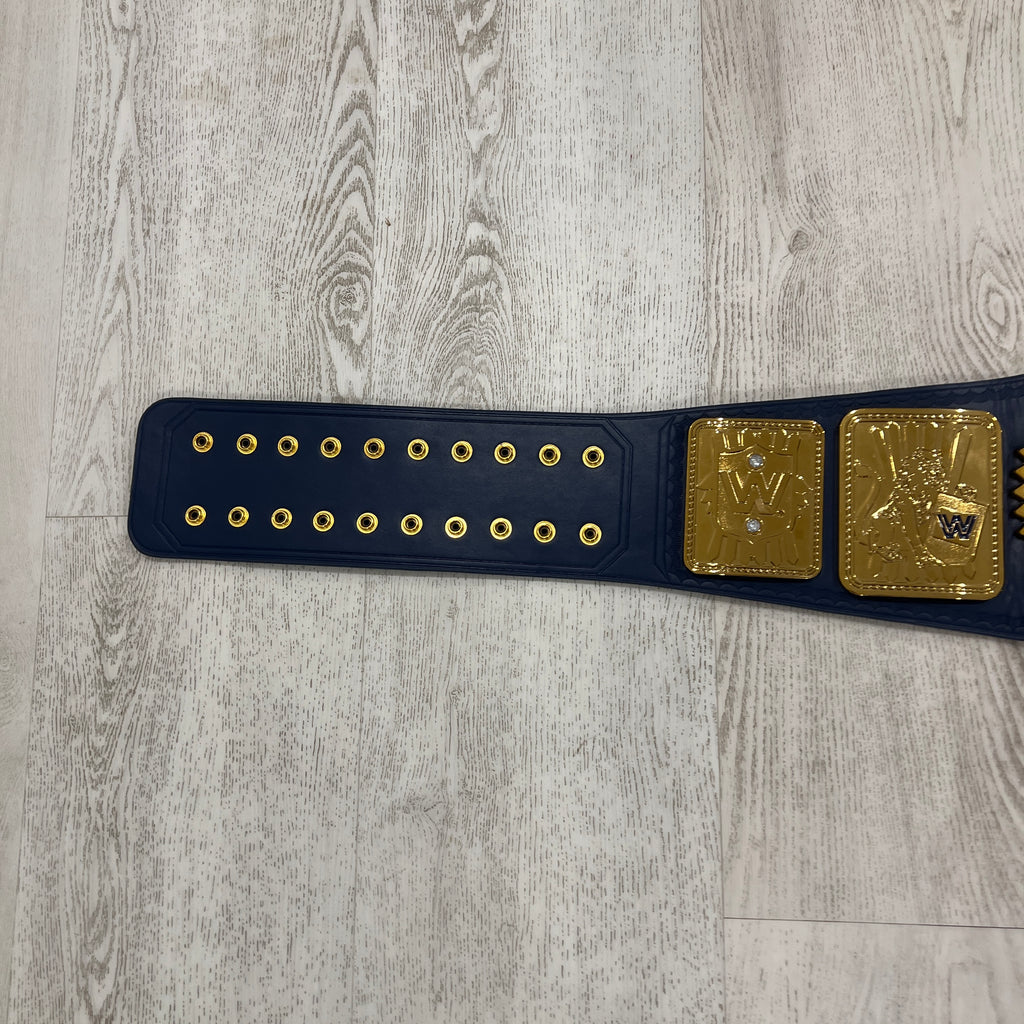 WWE Blue Big Eagle WWF Championship Replica Title Belt Authentic
