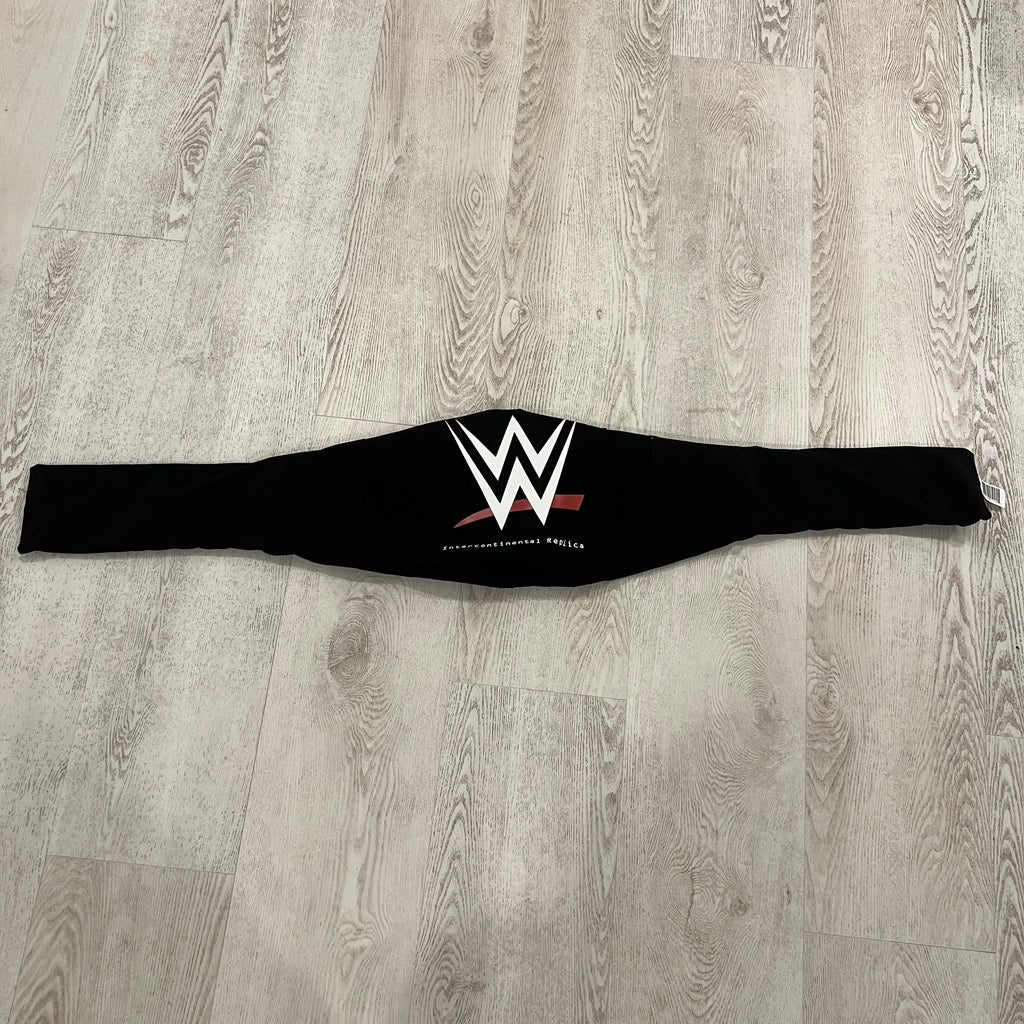 WWE White Intercontinental Scratch Championship Replica Title Belt Authentic
