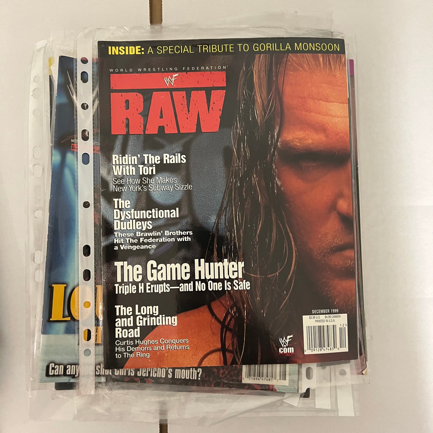 Triple H The Game Hunter - WWE WWF Magazine Retro Collectable Authentic