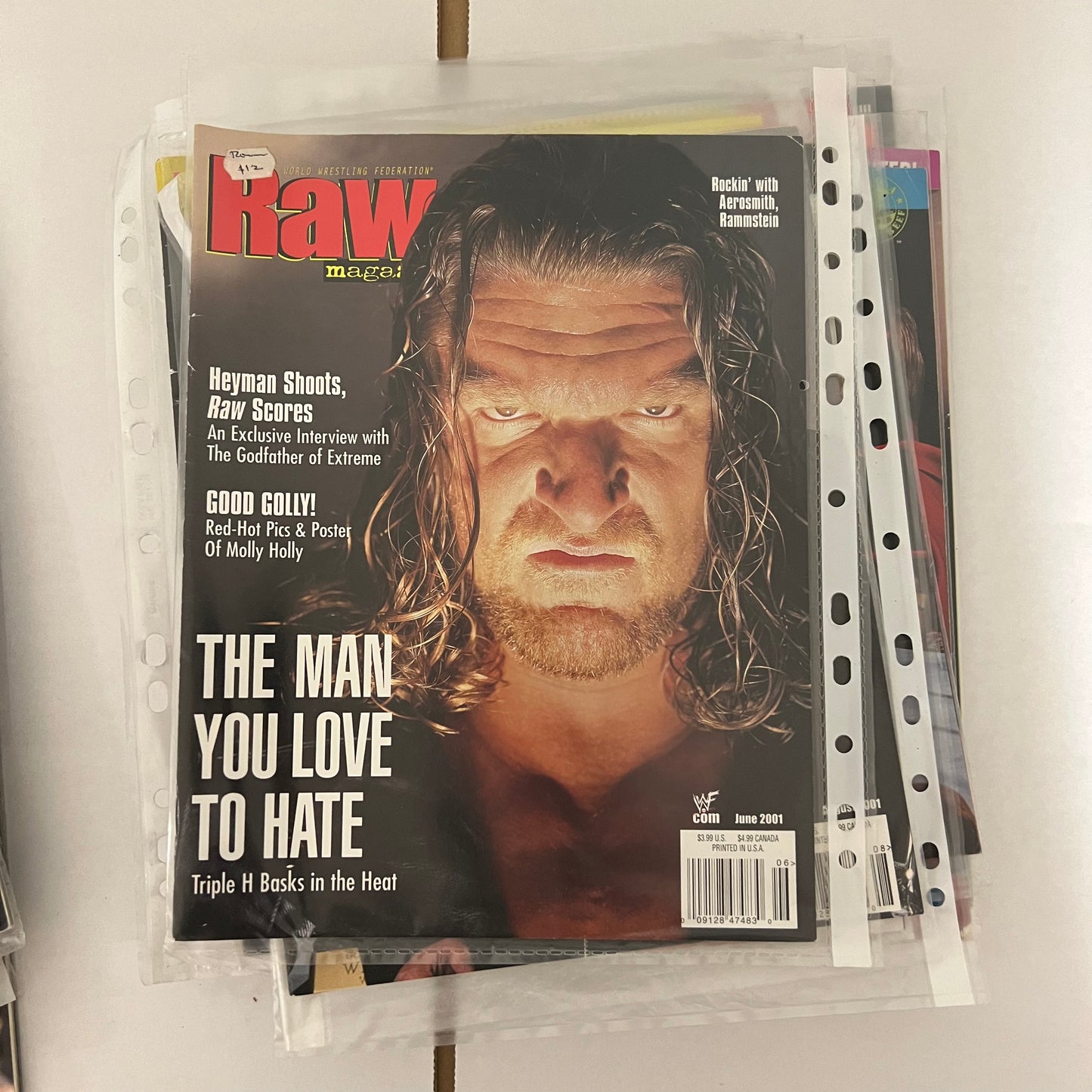 The Man You Love To Hate Triple H - WWE WWF Magazine Retro Collectable Authentic