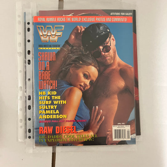 Shawn Michaels Raw Diesel - WWE WWF Magazine Retro Collectable Authentic