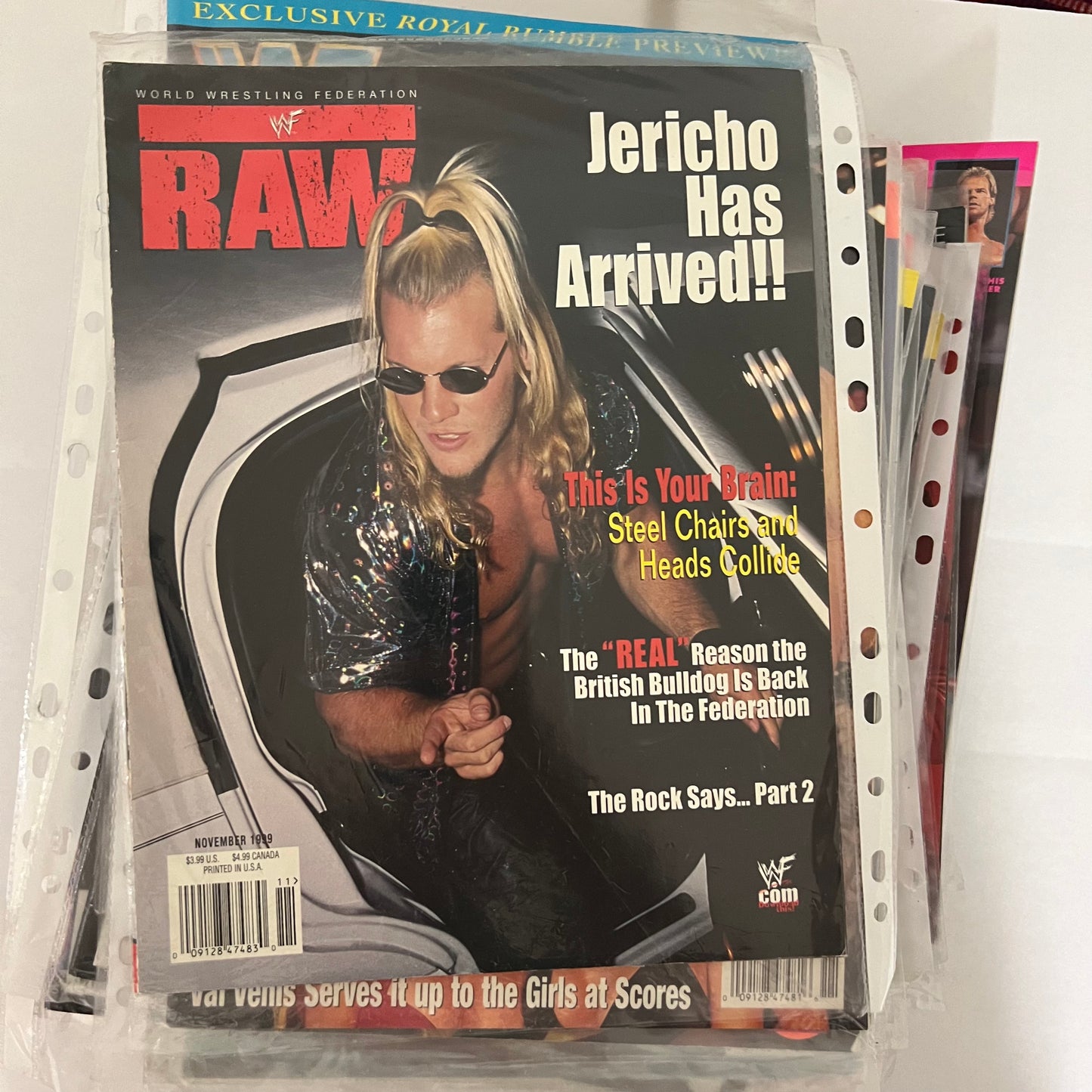 Chris Jericho Has Arrived - WWE WWF Magazine Retro Collectable Authentic