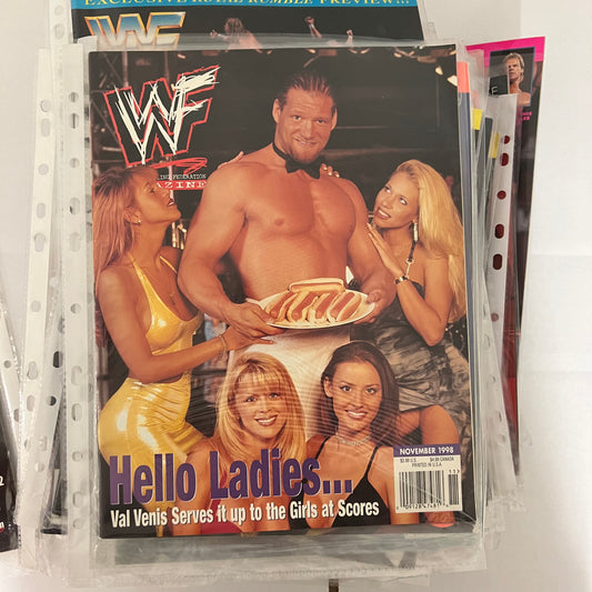 Val Venis Hello Ladies - WWE WWF Magazine Retro Collectable Authentic