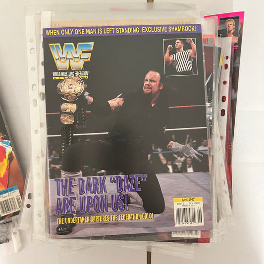 Undertaker The Dark Daze - WWE WWF Magazine Retro Collectable Authentic
