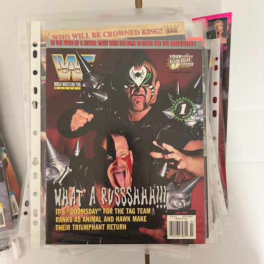 What A Rush - WWE WWF Magazine Retro Collectable Authentic