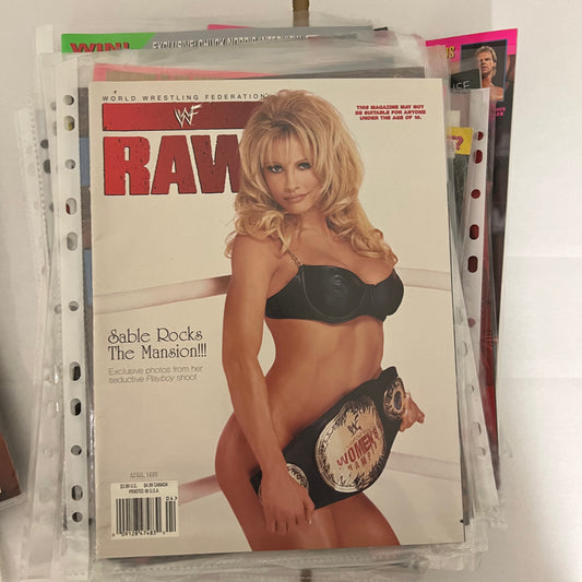 Sable Diva - WWE WWF Magazine Retro Collectable Authentic