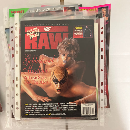 Goldust - WWE WWF Magazine Retro Collectable Authentic