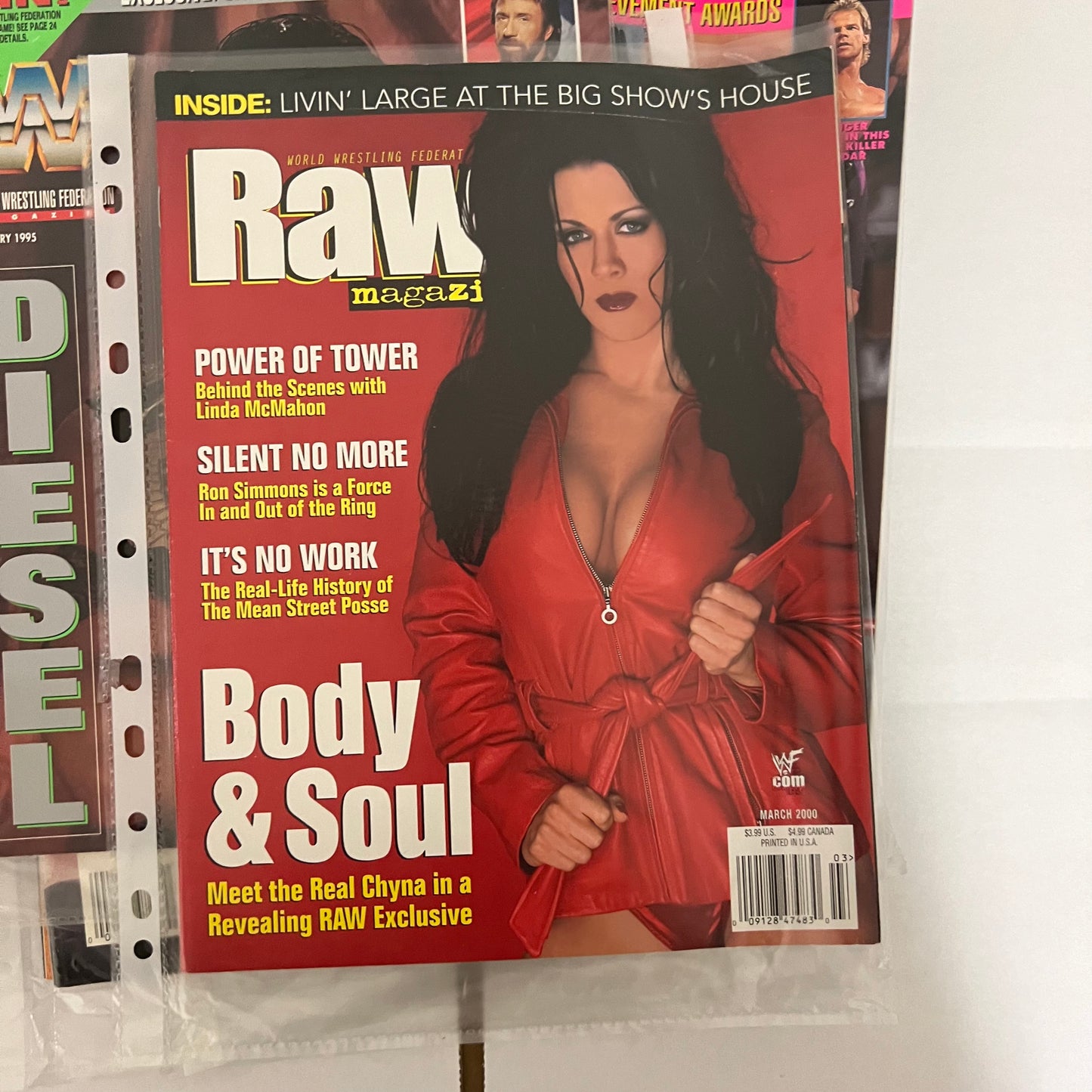 Chyna Body and Soul - WWE WWF Magazine Retro Collectable Authentic