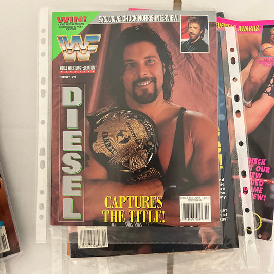 Diesel - WWE WWF Magazine Retro Collectable Authentic