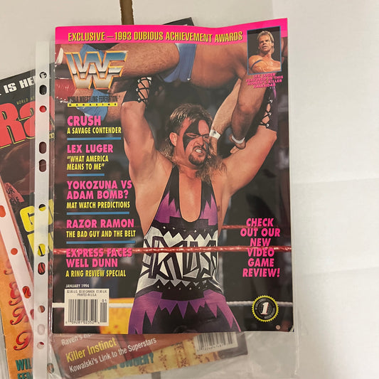 Crush - WWE WWF Magazine Retro Collectable Authentic