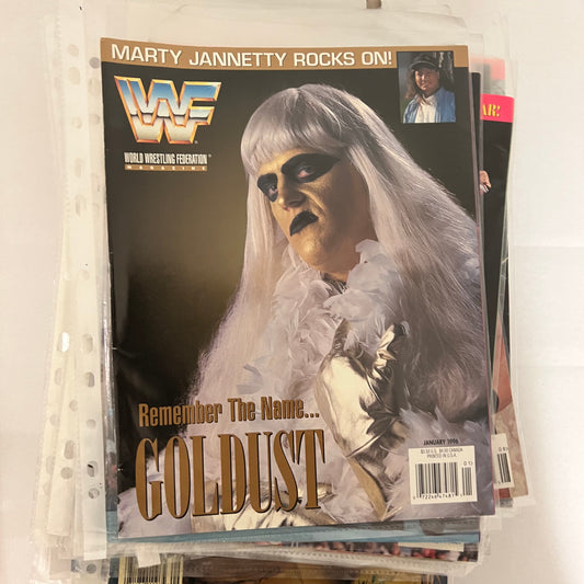 Goldust Remember The Name - WWE WWF Magazine Retro Collectable Authentic