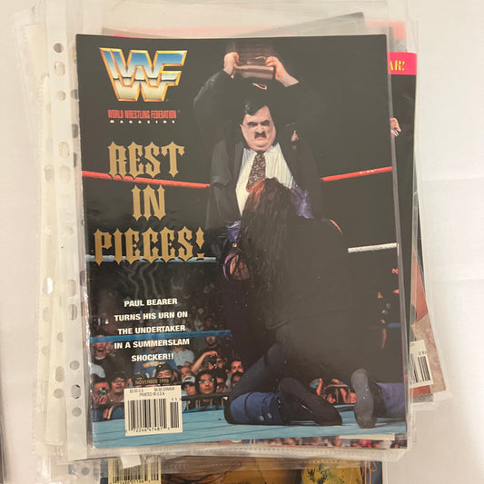 Rest In Pieces - WWE WWF Magazine Retro Collectable Authentic