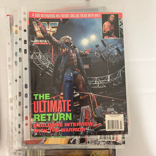 The Ultimate Return Ultimate Warrior - WWE WWF Magazine Retro Collectable Authentic