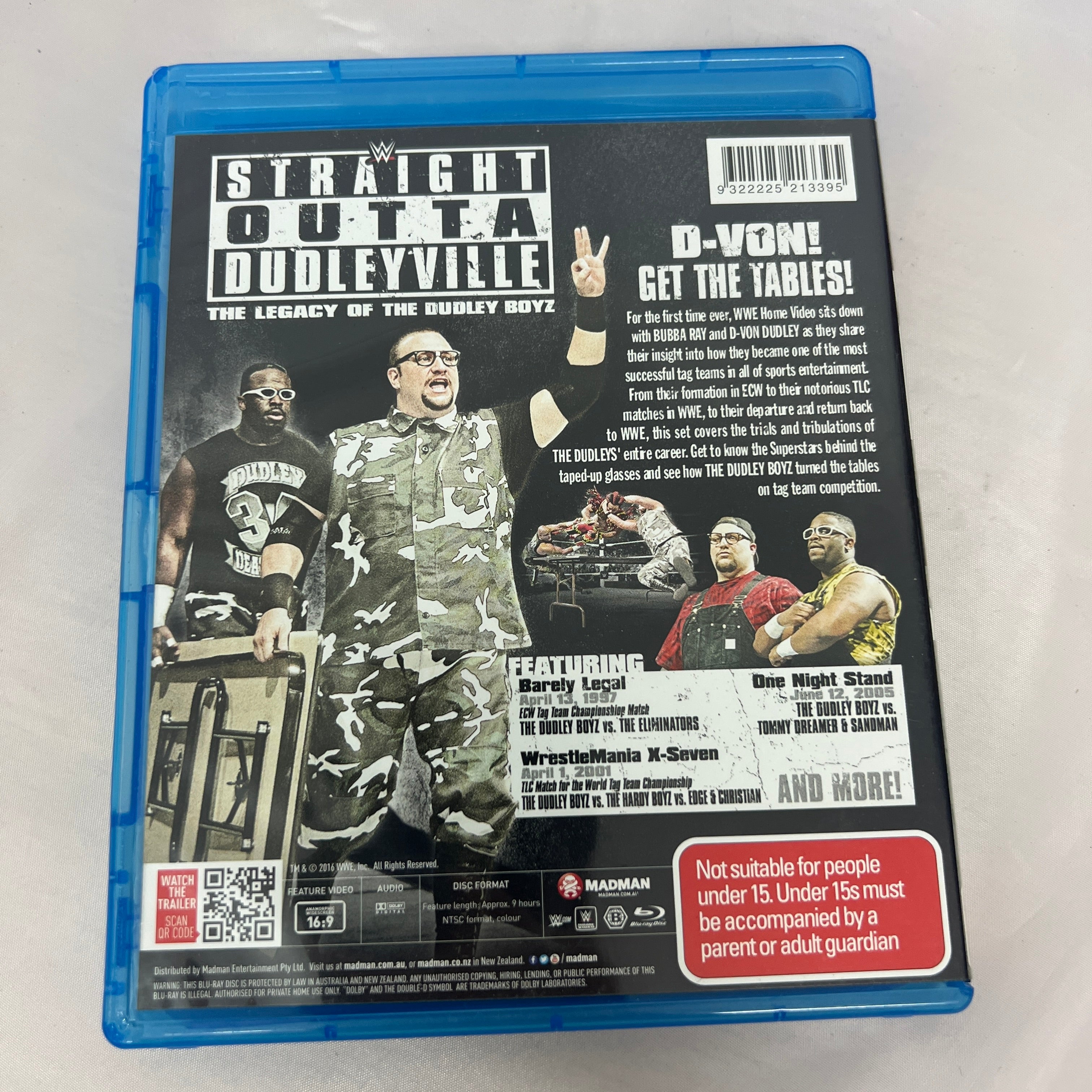 WWE Straight Outta Dudleyville The Legacy of the Dudley Boyz Blu-ray 2016 2 Disc