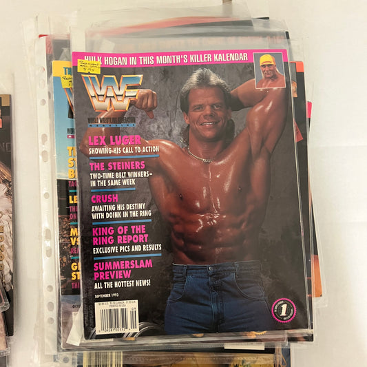 Lex Luger - WWE WWF Magazine Retro Collectable Authentic