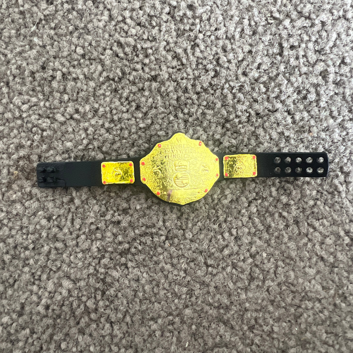 World Heavyweight Championship WWE Action Figure Accessory Belt Mattel 8