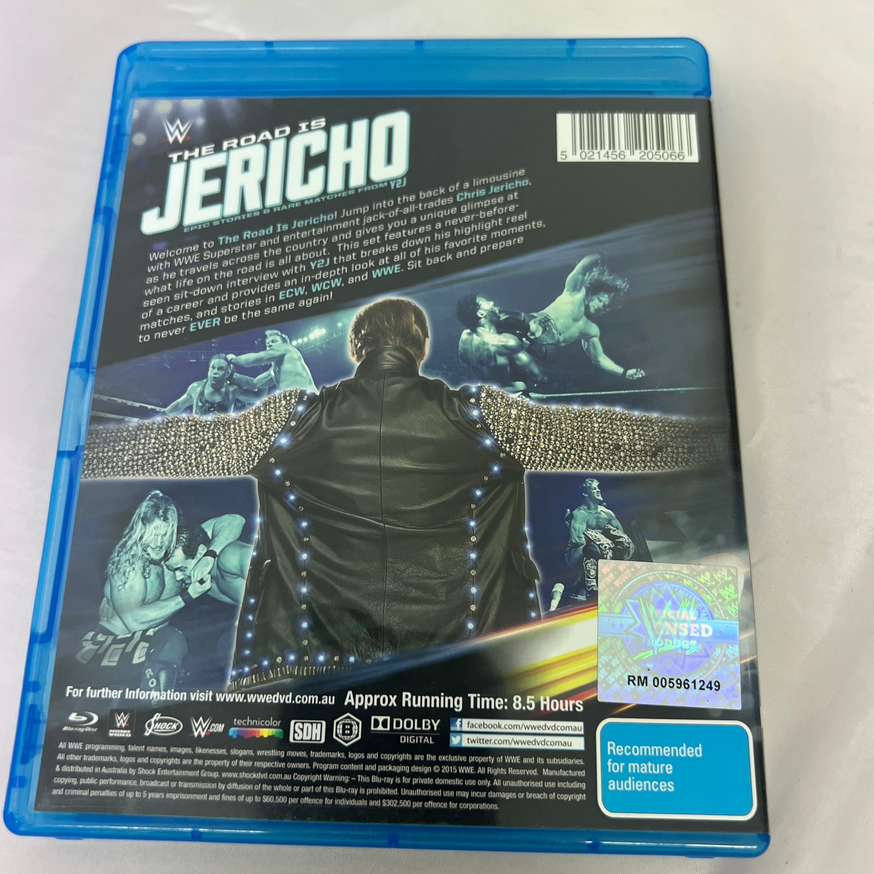 The Road Is Jericho Epic Stories & Rare Matches from Y2J Bluray DVD