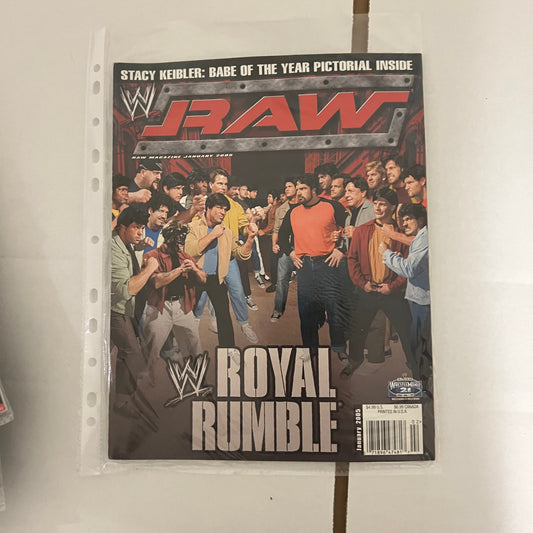 Royal Rumble - WWE WWF Magazine Retro Collectable Authentic