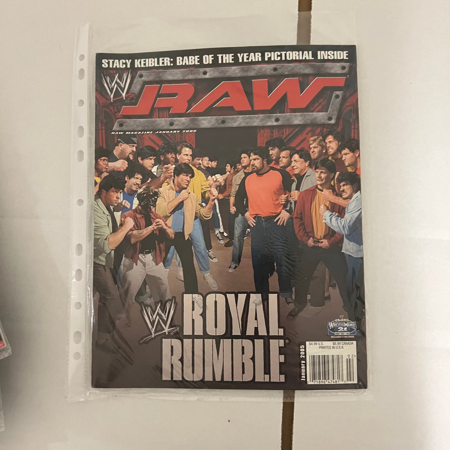 Royal Rumble - WWE WWF Magazine Retro Collectable Authentic