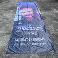 LA Knight WWE Elimination Chamber 2024 Perth Australia Banner Massive Rare