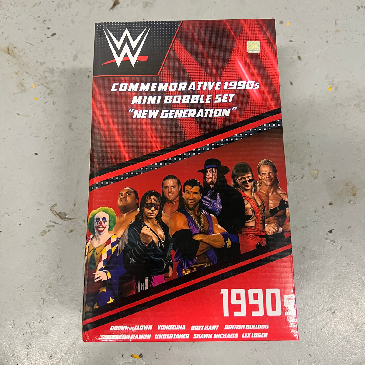 WWE 1990’s Commemorative Mini Set Bobblehead WWE Wrestling Hogan Piper Warrior Foco