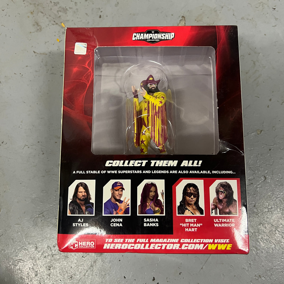 Eaglemoss WWE Championship Macho Man Randy Savage Opened