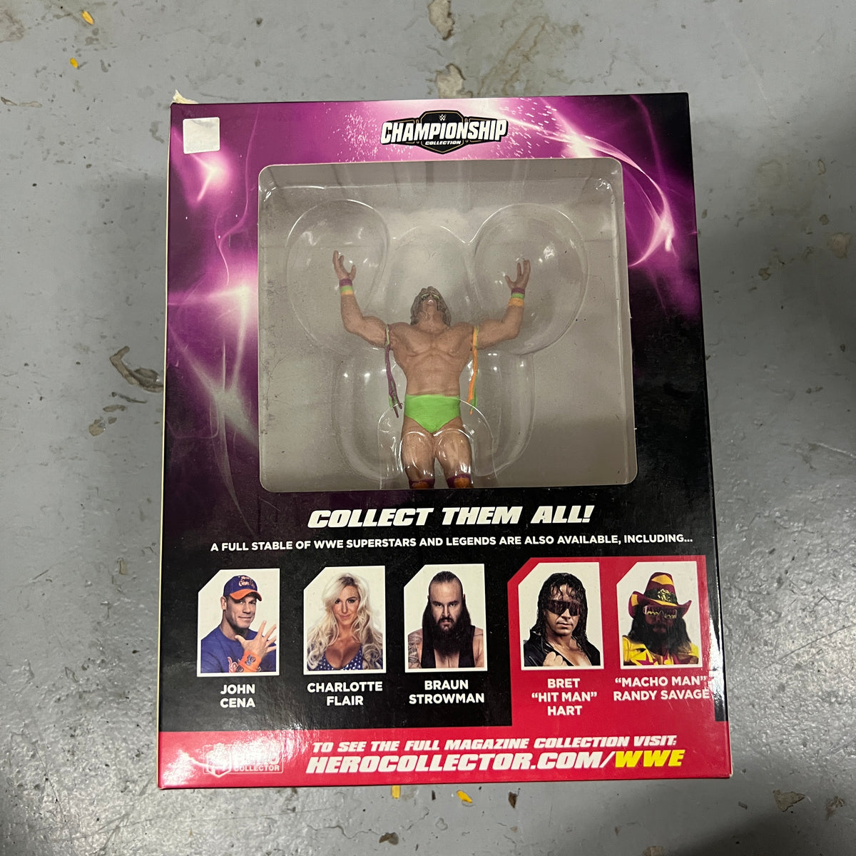 Ultimate Warrior WWE Championship Eaglemoss Opened