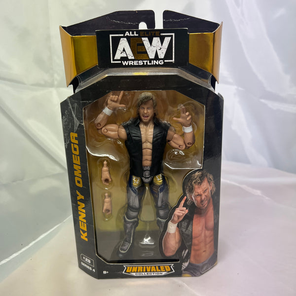 dmg box Kenny Omega AEW Unrivaled 4 Action Figure Scale WWE