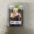 Jackie Haas Leaf Ultimate Ring Queens Trading Card Signed Wrestling WWE