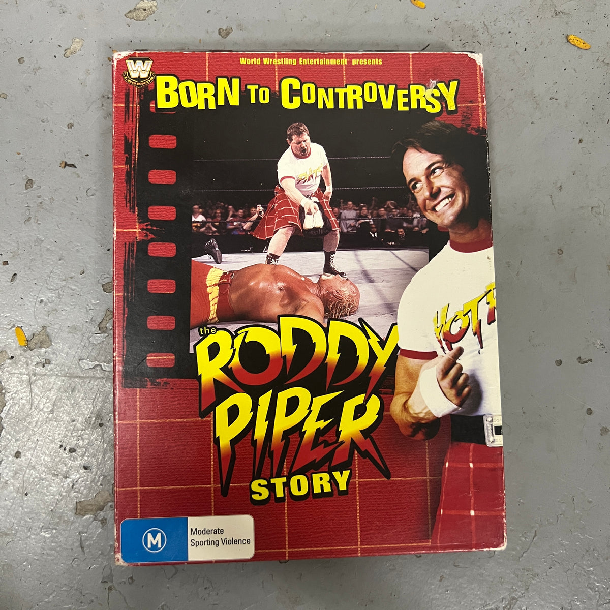 Roddy Piper Story Born to Controversy DVD WWE WWF Wrestling Region 4 NTSC VGC