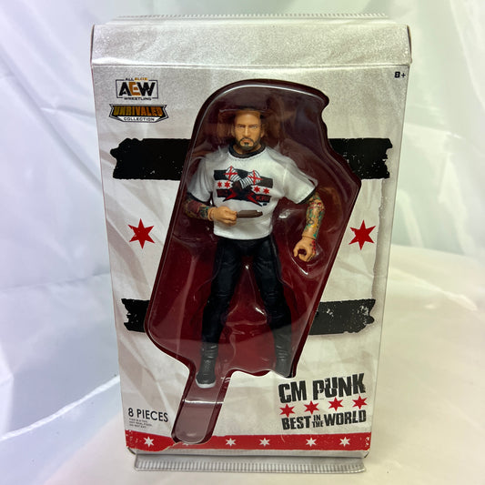 AEW CM Punk First Dance Exclusive Jazwares Unrivaled Action Figure