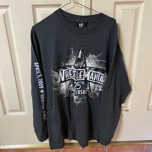 WrestleMania 25 - Large Size - Long Sleeve - Official WWE Shirt